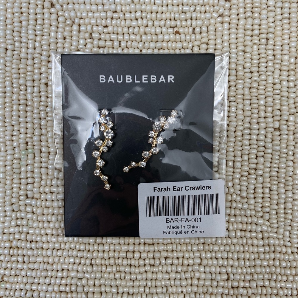Baublebar crystal ear crawlers!💎